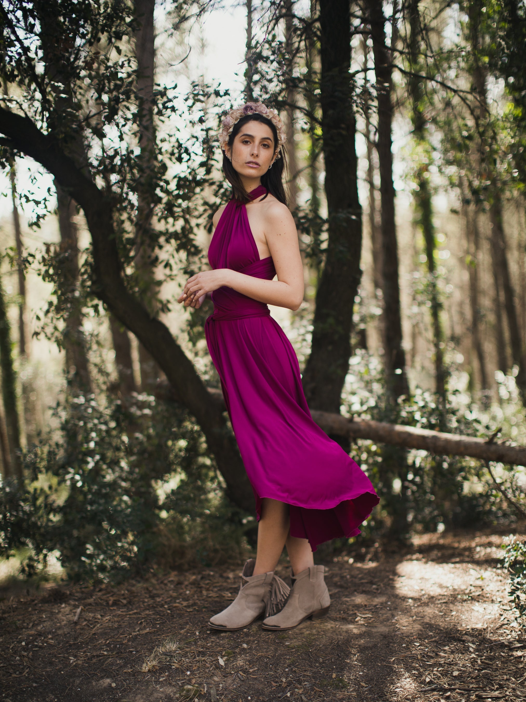VESTIDO MIDI INFINITY