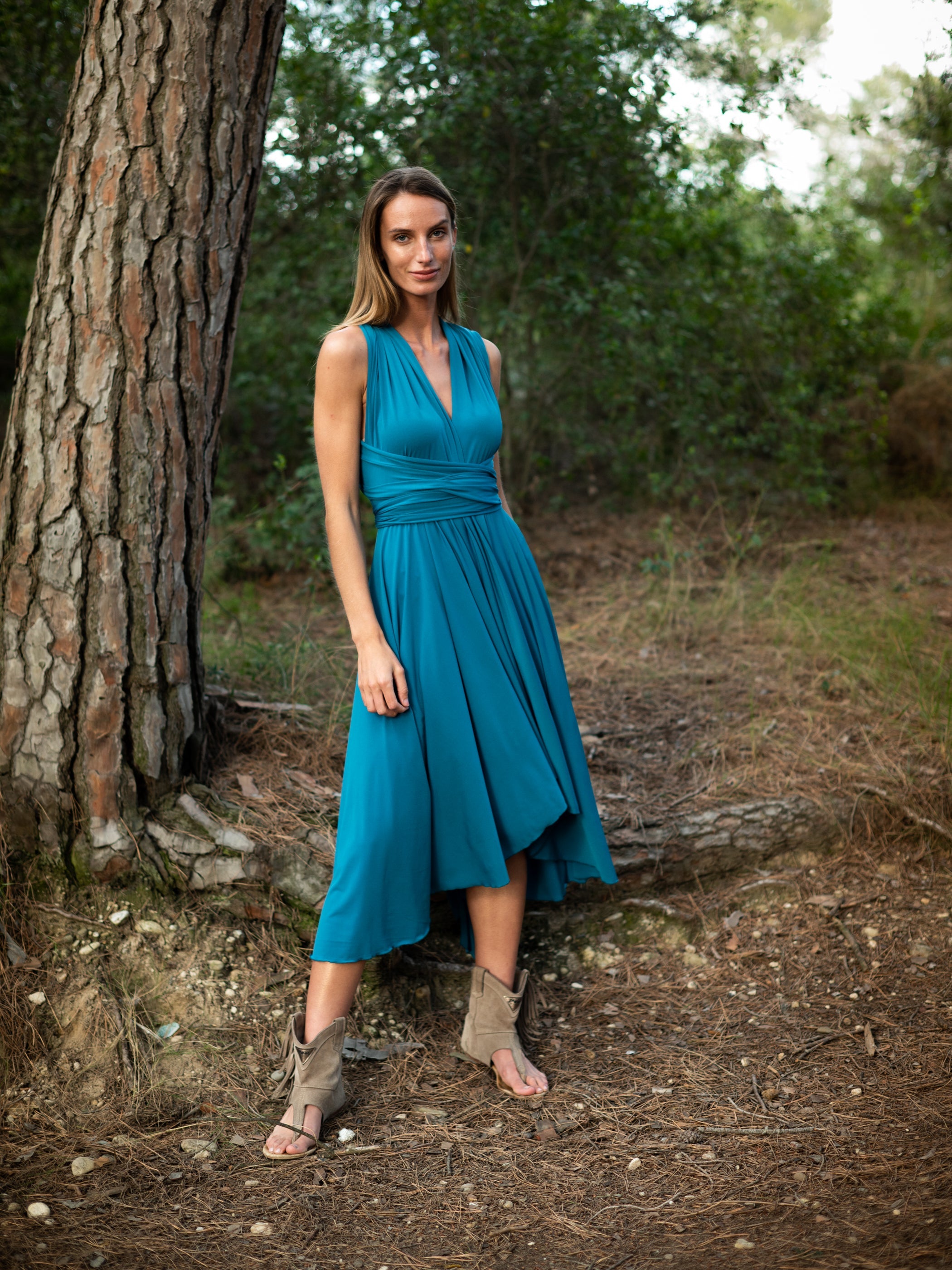 VESTIDO MIDI INFINITY