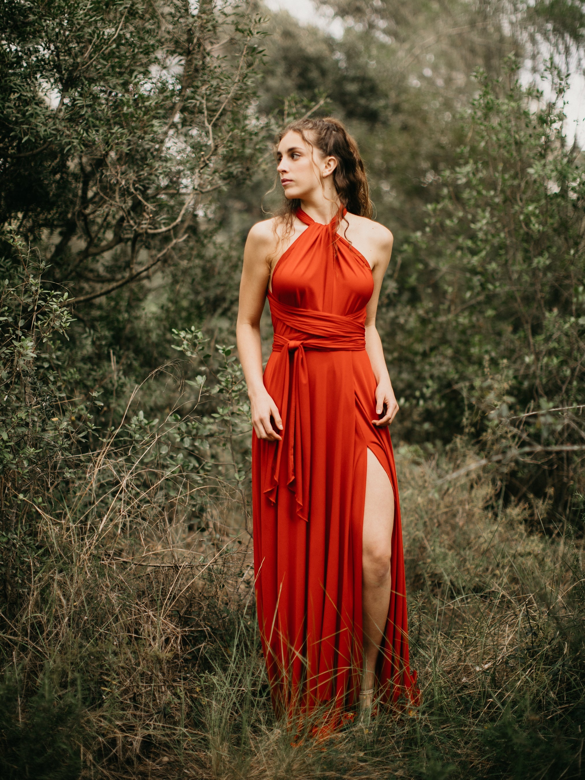 VESTIDO INFINITY SEXY (con abertura)