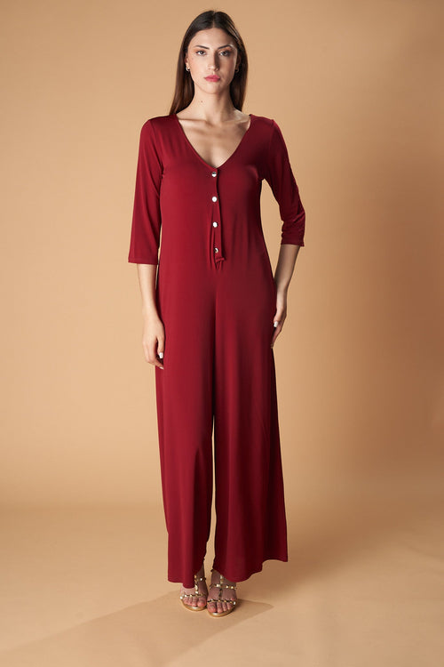 3/4 SLEEVE JUMPSUIT