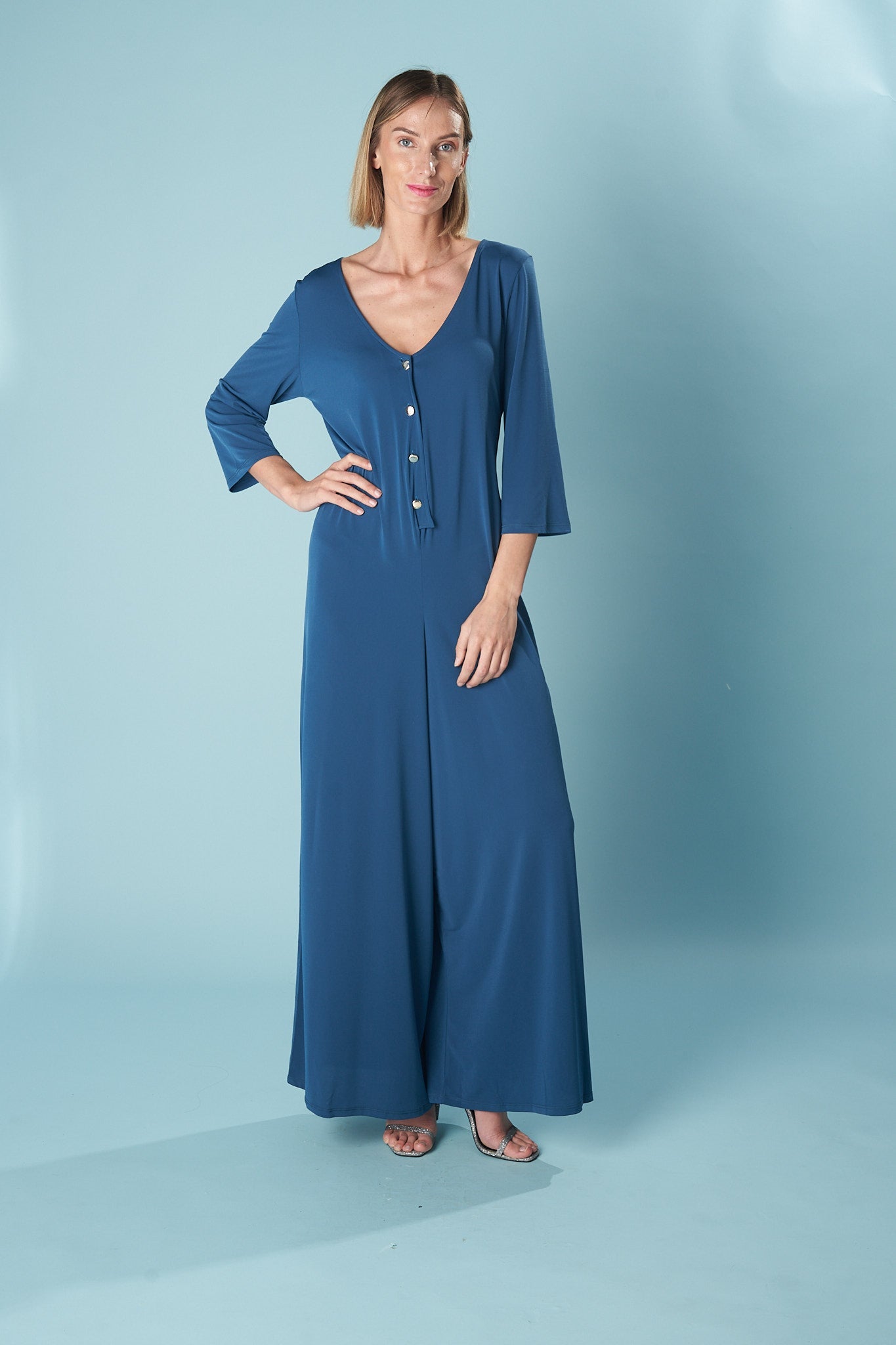 3/4 SLEEVE JUMPSUIT
