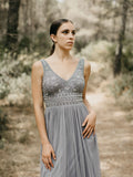 ARIADNA GRIS CLARO MAXI