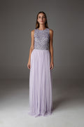 FALDA MAXI INES LILA
