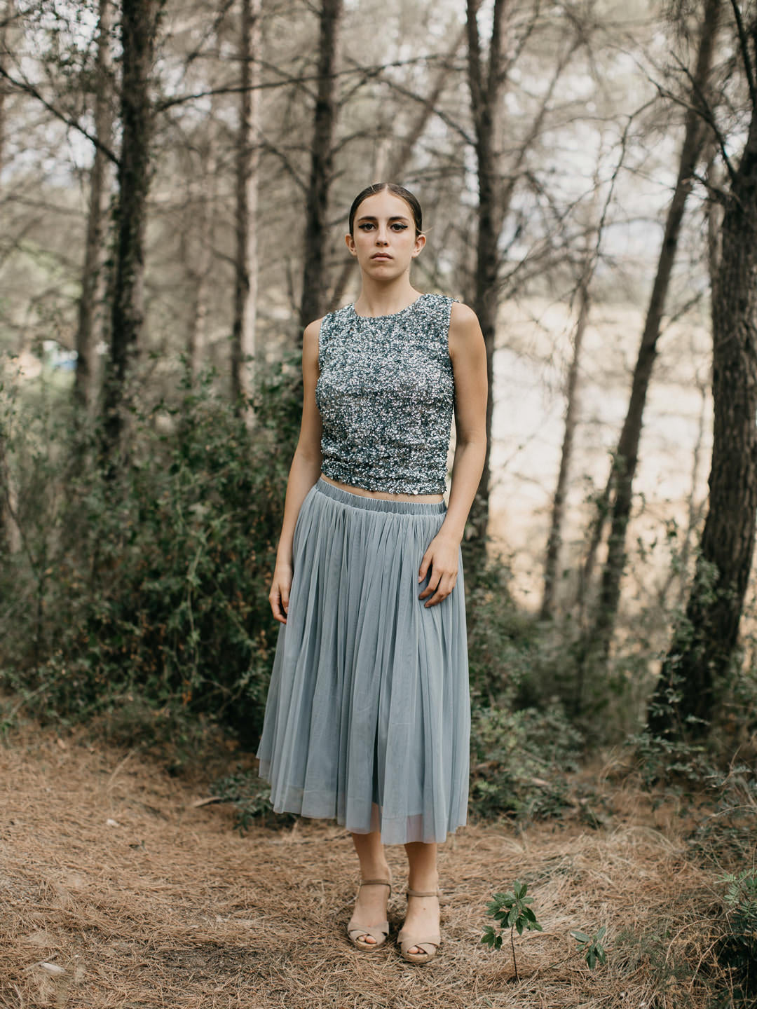 FALDA MIDI INES