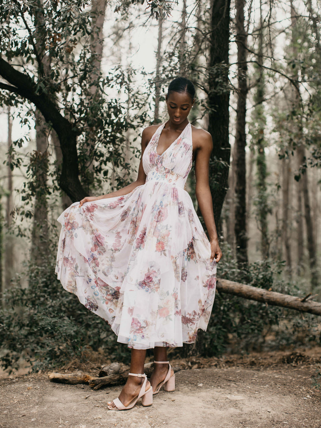 RIANNA MIDI ESTAMPADO FLORAL
