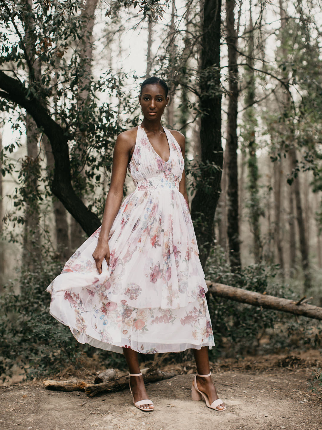 RIANNA MIDI ESTAMPADO FLORAL